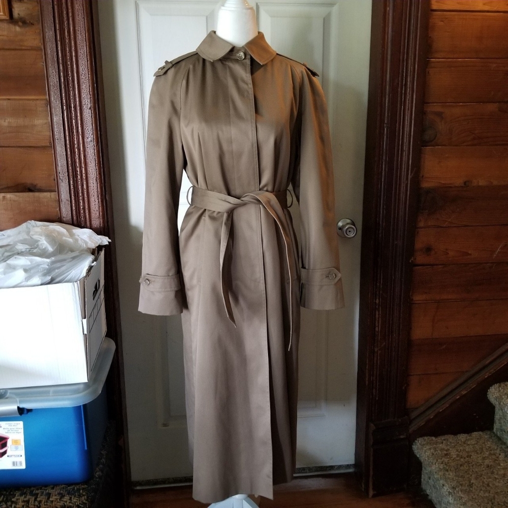 J.G. Hook Vintage khaki brown trench coat